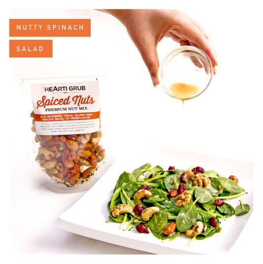Nutty Spinach Salad