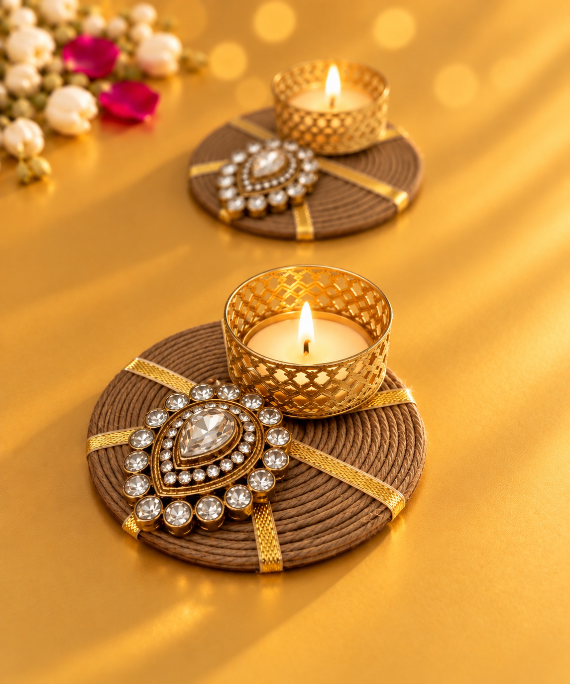 Kundan diya Dubai · Diwali diyas Dubai · luxury Diwali gifts Dubai · Diwali gift add-ons UAE · festive décor Dubai · Diwali candle holders · premium Diwali hampers Dubai · corporate Diwali gifts UAE · Diwali home décor UAE · unique Diwali gifts Dubai. Heartigrub