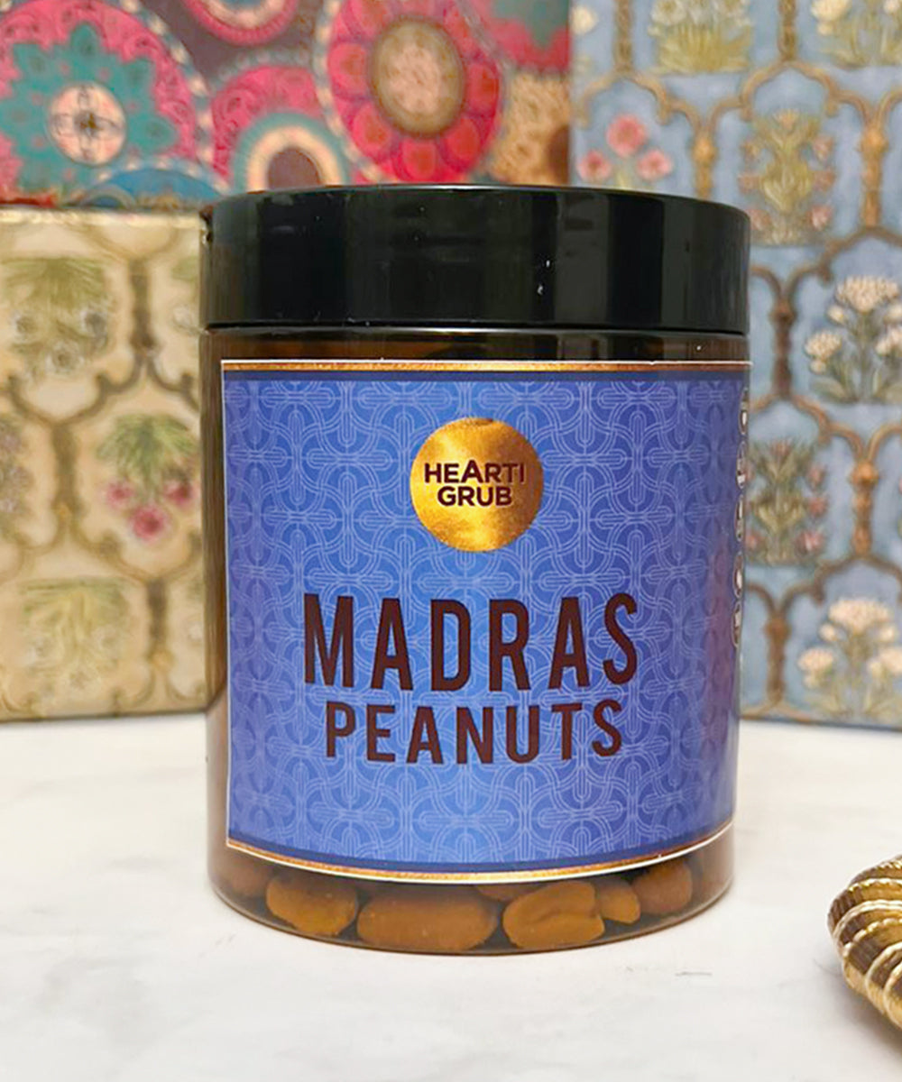 MADRAS PEANUTS DIWALI GIFT CORPORATE GIFTING HEARTIGRUB VEGAN