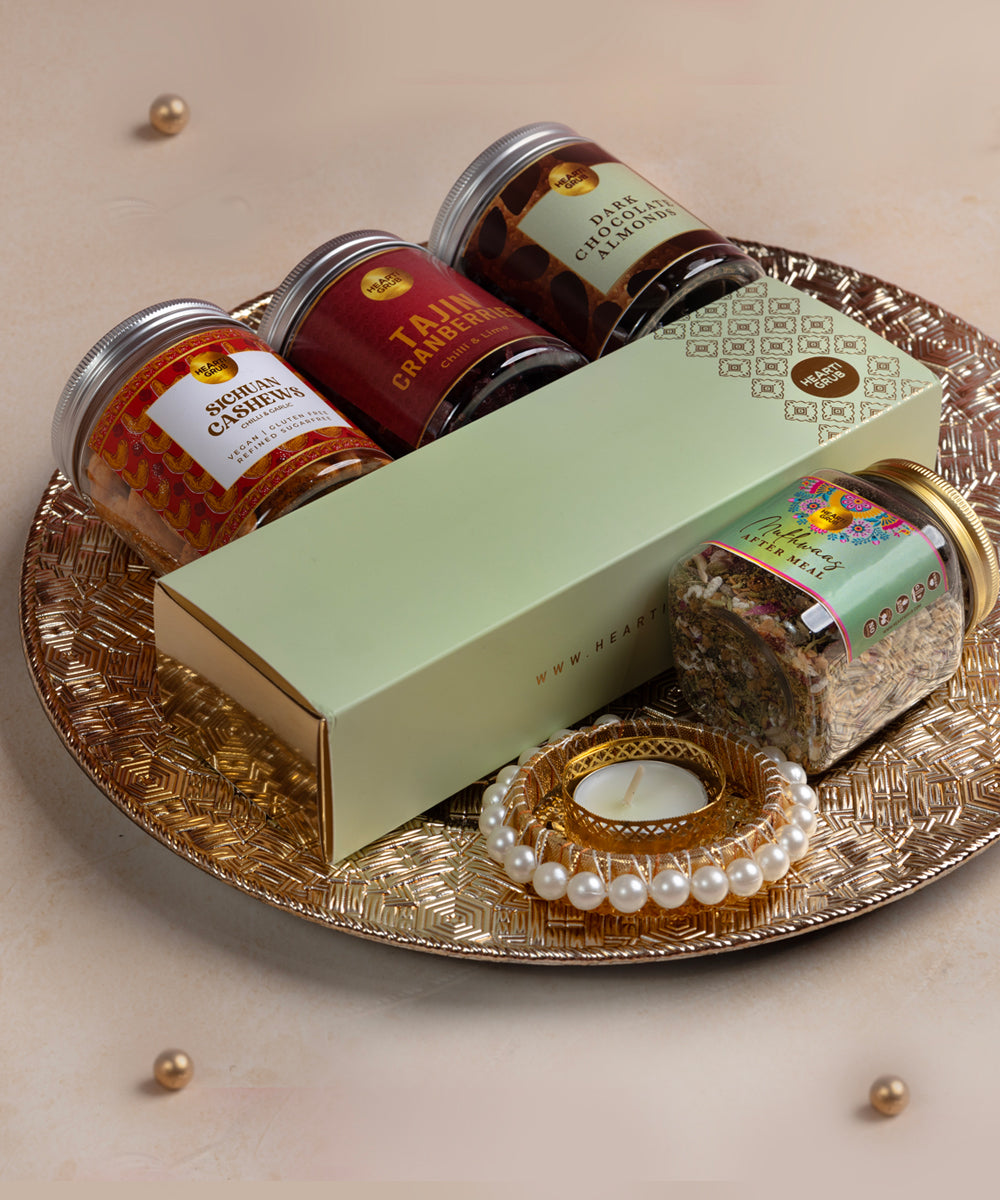 Zari Platter 2 | Premium Gift Box | Diwali Gifts