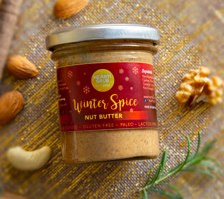 CHRISTMAS GIFT UAE. NUT BUTTER. GIFT HAMPER.XMAS GIFTING. HEARTIGRUB. DUBAI, UAE
