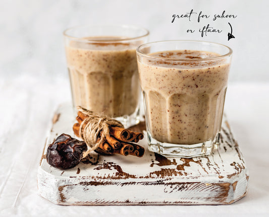 Almond Butter Date Protein Shake
