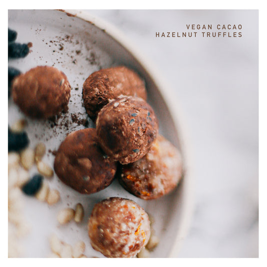 Hazelnut Cacao Truffles | PERFECT FOR SNACKING | POST WORK OUT FUEL