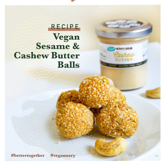 Vegan Sesame & Cashew Butter Balls