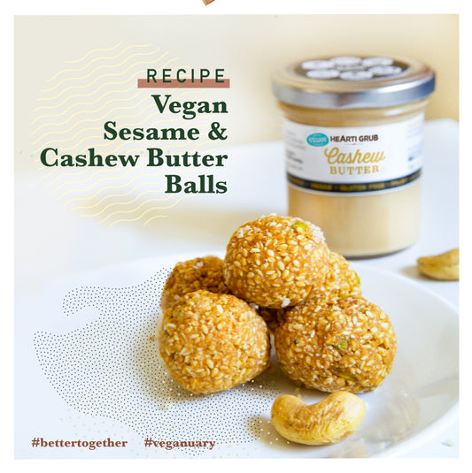 Vegan Sesame & Cashew Butter Balls