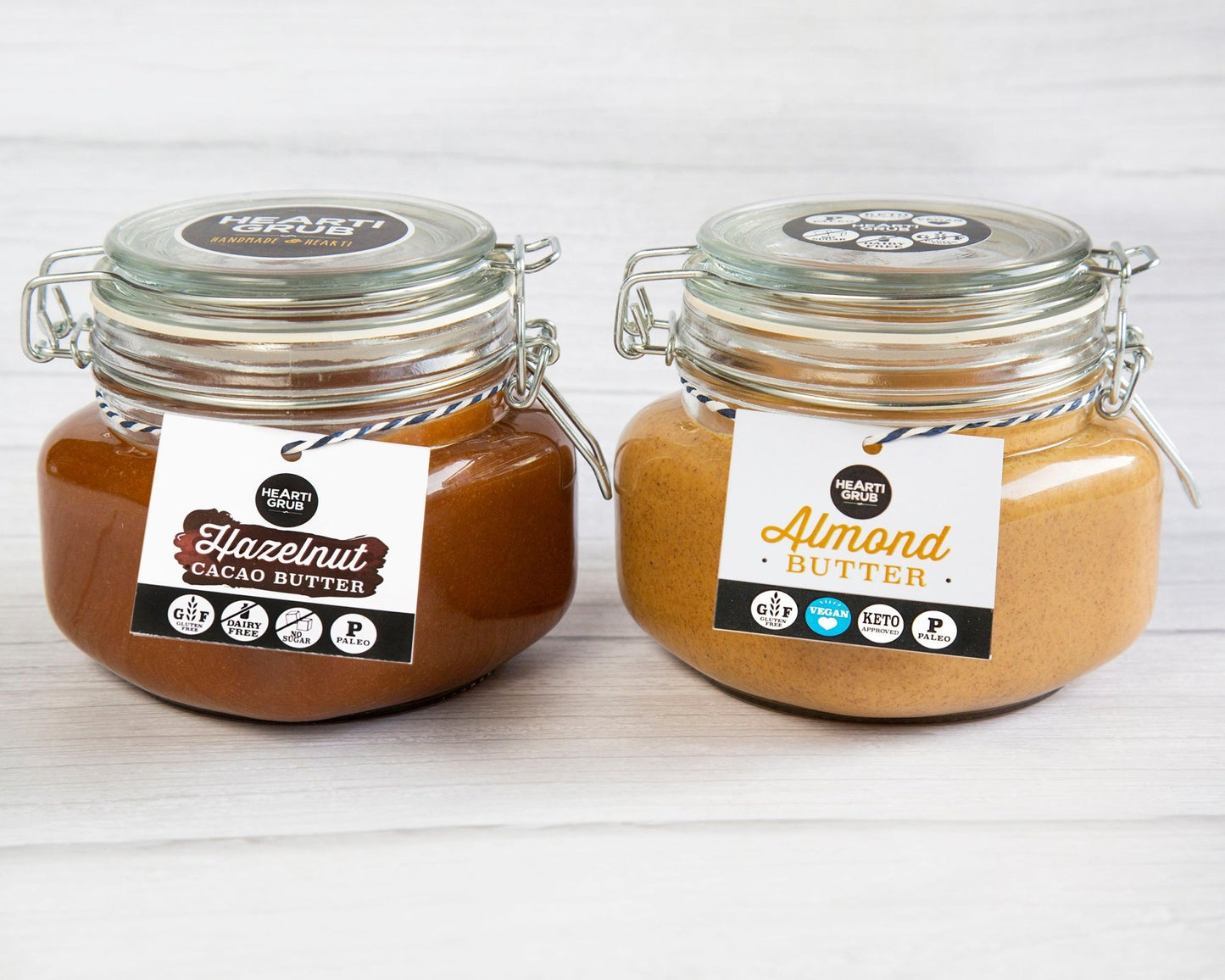 CACAO HAZELNUT & ALMOND BUTTER BUNDLE 500g