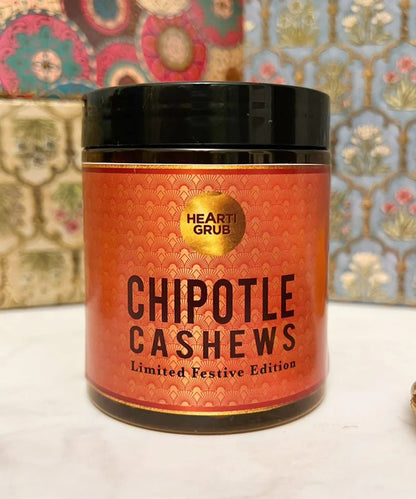 Chipotle Cashews. Gift set with Modak, Ganesh Chaturthi items. Ganesh Chaturthi. Gifting. Made in Small Batches. Deliciously Decadent. Vegan Gluten Free Refined Sugar Free. Delicious Modak. Nuts. Delivery throughout U.A.E. HeartiGrub