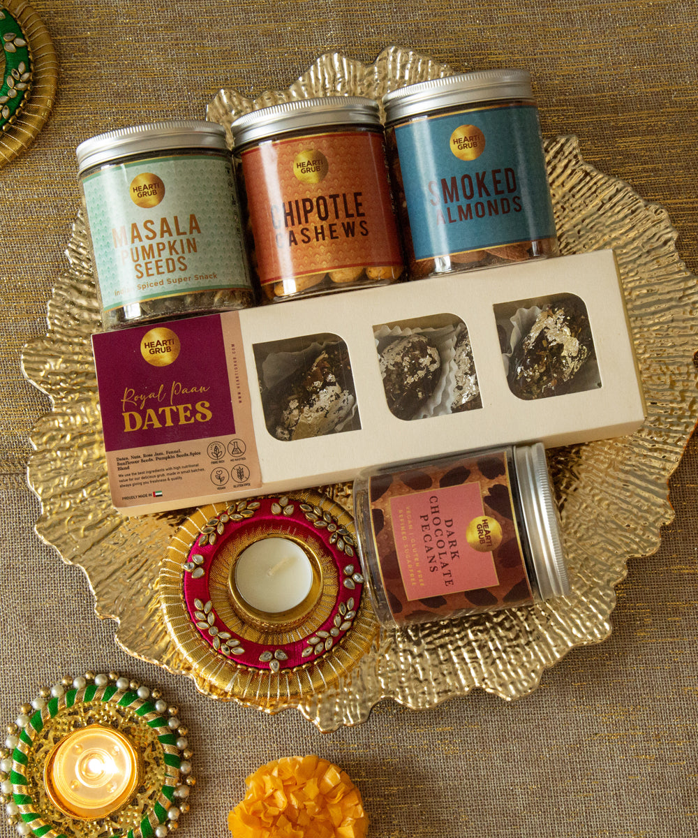 Diwali Gifts. Gifting. Thoughtful gifts. Vegan gift. Dubai. Abu Dhabi. UAE. Clean Ingredients. No refined Sugar