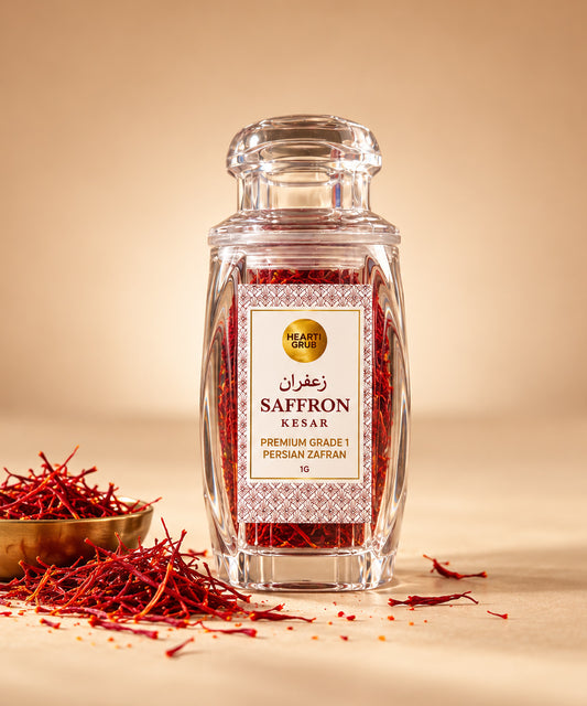 HIGH QUALITY GRADE A SAFFRON STRANDS. GRAD E 1 SAFFRON. NEGIN CUT. PERSIAN SAFFRON. PURE. PREMIUM. HEARTIGRUB. SAFFRON DUBAI