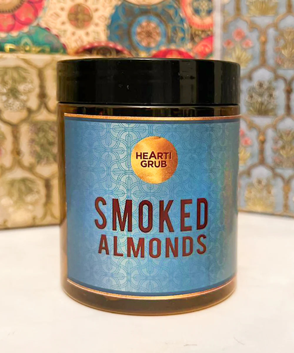 Smoked Almonds. Gift set with Modak, Ganesh Chaturthi items. Ganesh Chaturthi. Gifting. Made in Small Batches. Deliciously Decadent. Vegan Gluten Free Refined Sugar Free. Delicious Modak. Nuts. Delivery throughout U.A.E. HeartiGrub