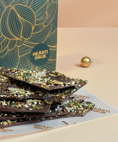 Seed & Spice Dark Chocolate Barks