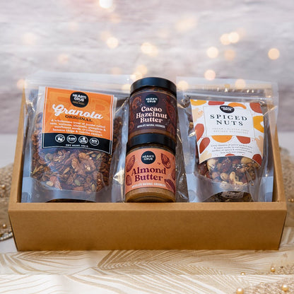 Eid Gourmet Gifts. Gift Hampers and baskets. Corporate Gifting. Vegan. GF. Keto. Delivery throughout UAE. HeartiGrub