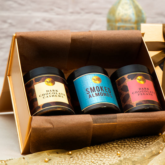 Nutty about Nuts | Rose Gold Gift Box 3 | Ramadan Gourmet Gifts