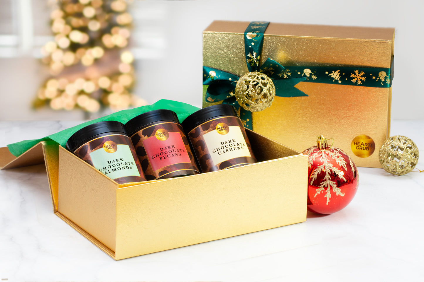 Chrsitmas Gifts. Holiday Gifts. Made in UAE. Gourmet Gifting. HeartiGrub. Nut Butters. Home Delivery.
