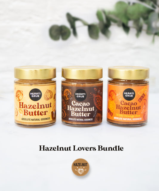 Hazelnut Butter. Hazelnut Lovers Nut Butter Bundle. HeartiGrub. MAd ein Dubai, UAE. Made locally
