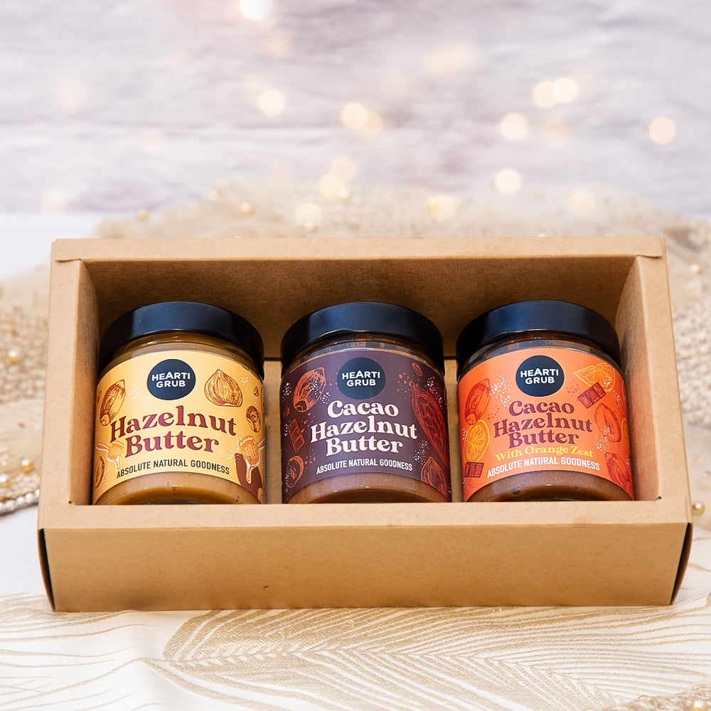 Eid Gift Collection. HeartiGrub. Mad ein UAE. Nut Butters Gifts