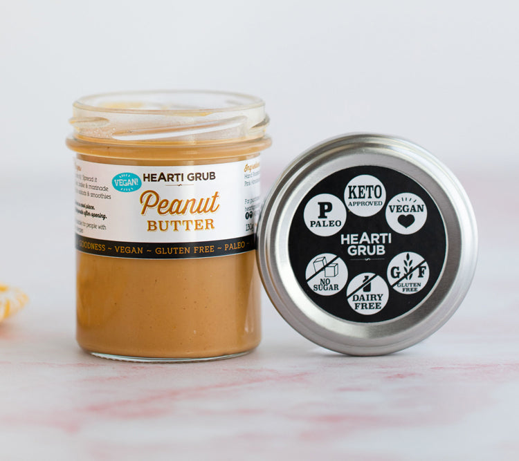 Vegan peanut Butter | Made in UAE | نباتي | التوصيل في جميع أنحاء الإمارات العربية المتحدة | Keto | Paleo | Dairy Free | No added oils and sugars | Shop local