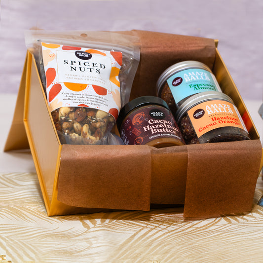 Eid Gourmet Gifts. Gift Hampers and baskets. Corporate Gifting. Vegan. GF. Keto. Delivery throughout UAE. HeartiGrub