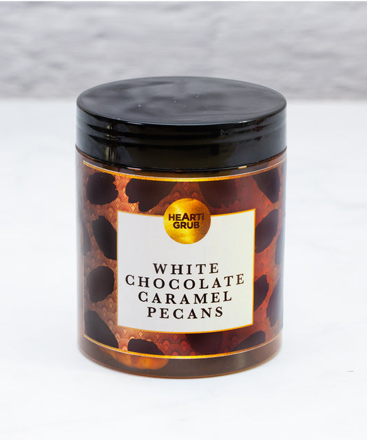 White Chocolate Caramel Chocolate Pecans