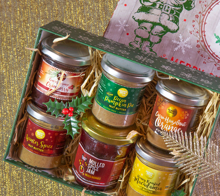 HOLIDAY INDULGENCE- XMAS 015                              Limited Edition Nut Butter and Christmas Jams